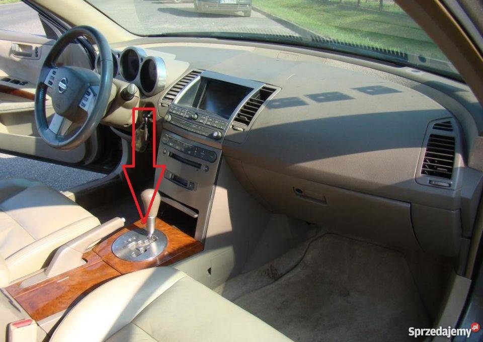 MECHANIZM ZMIANY BIEGÓW NISSAN MAXIMA A34 0408 wielkopolskie Nowy Tomyśl sprzedam