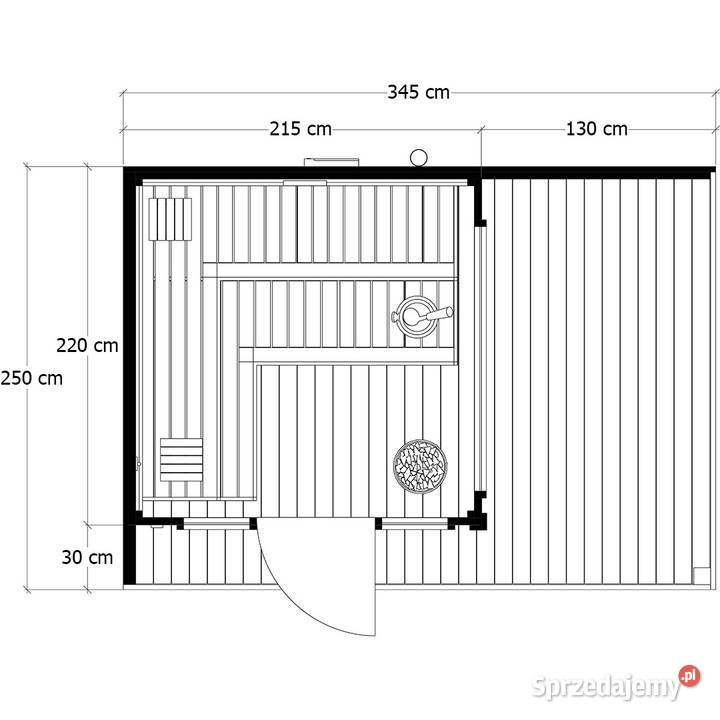 Sauna ogrodowa JARVI 350 x 250 DOSTAWA W Bielsko-Biała sprzedam