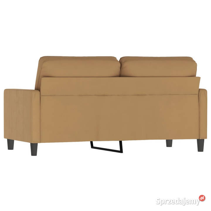 Sofa 2osobowa brązowa 140 tapicerowana aksamitem mazowieckie