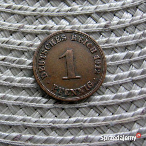 Niemcy 1 Pfennig 1912r A Kalisz sprzedam