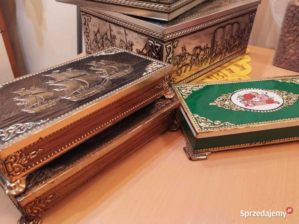 stare puszki puszka metalowe szkatułki Pozostałe Gorzów Wielkopolski