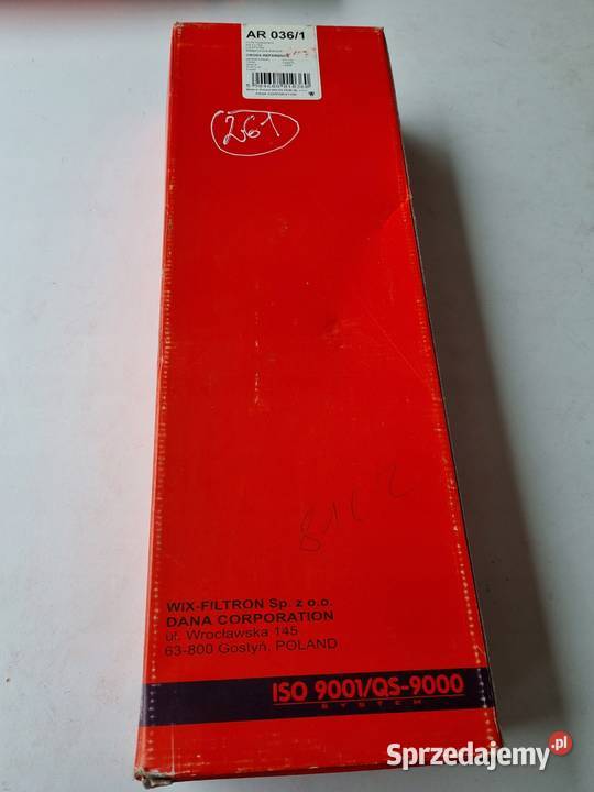 FILTR POWIETRZA Mercedes 190 W201 SL AR0361 lubelskie Rudka