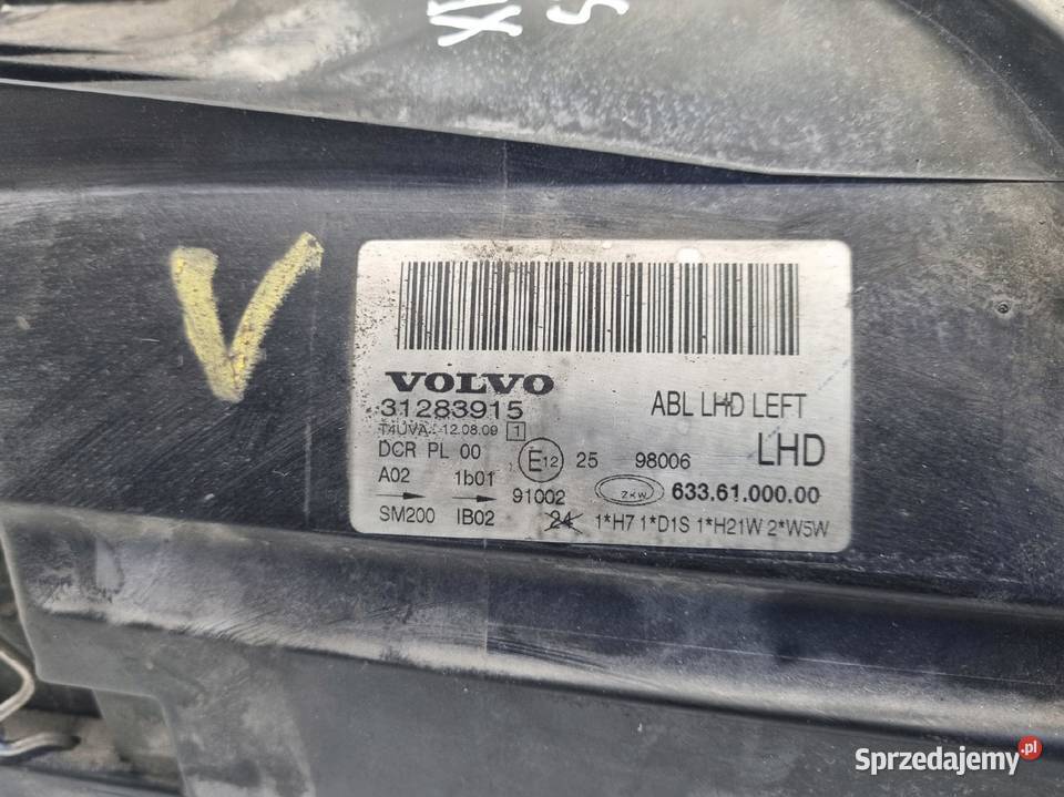 LAMPA LEWA Volvo S80 II V70 III PRZEDNIA LEWY Lampy przednie