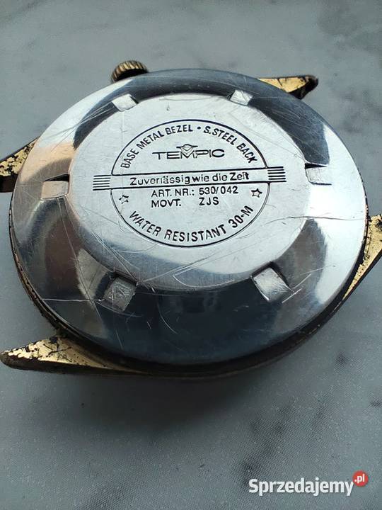 Zegarek TEMPIC nakrecany śląskie Zabrze