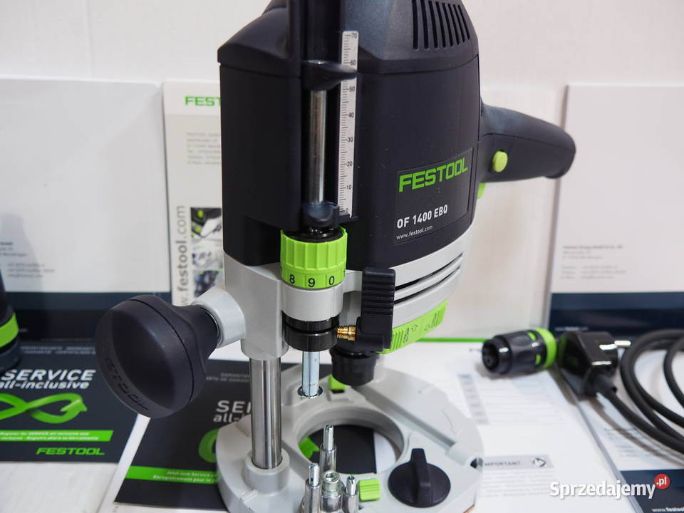 FESTOOL OF 1400 EBQ frezarka tulejka 12mm bez Elektryczne Bobrowiec