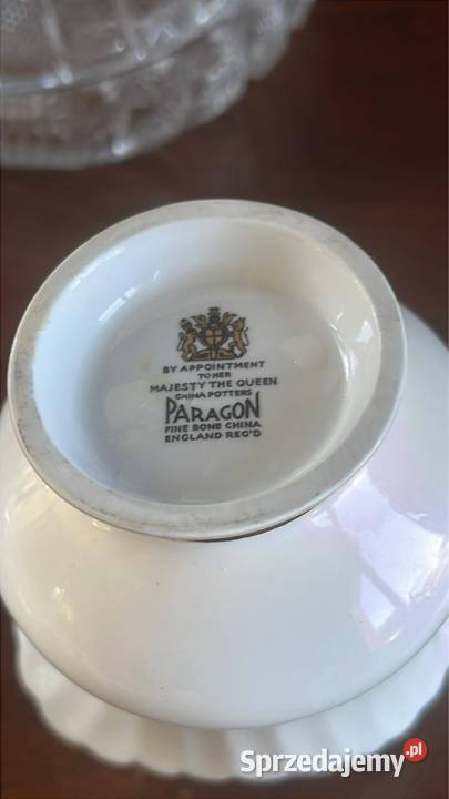 Miseczka biała ze złotem Syg Paragon Made in Gdańsk