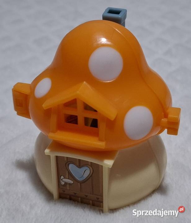 Domek Smerfów grzybek smerfny muchomorek Kinder sprzedam