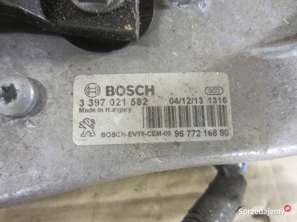 Mechanizm wycieraczek silniczek Peugeot 308 2013 Szczecin