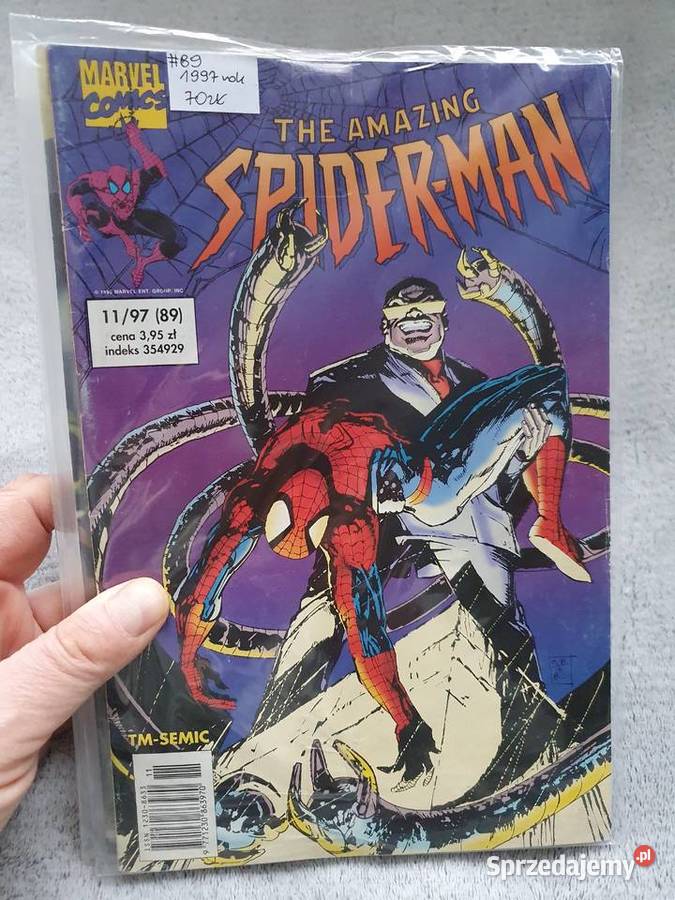 SpiderMan Pajęczyna Śmierci kompletna historia pomorskie