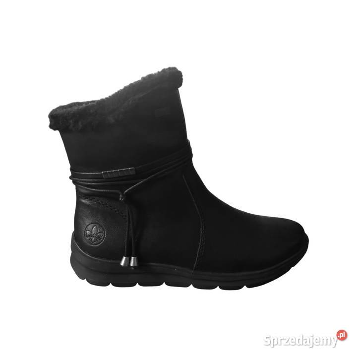 Ocieplane skórzane botki Rieker37