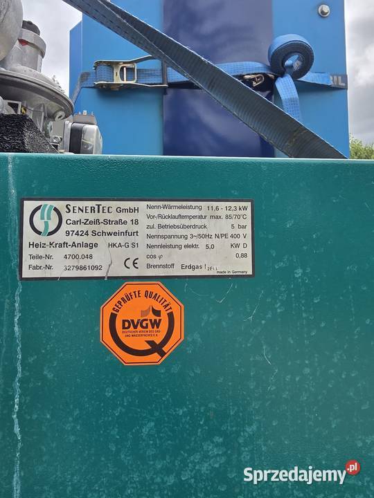 Kogenerator SenerTec Dachs 5kW 12kW