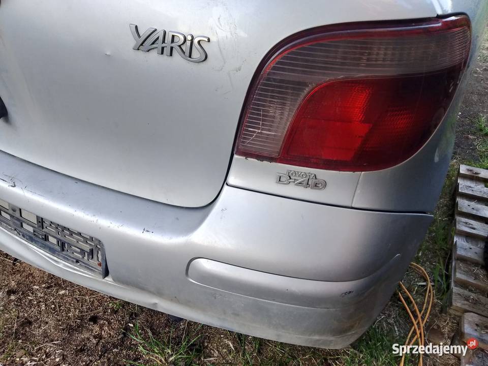 klapa tył Toyota Yaris 2002 14 diesel D4D osobowe Miechów