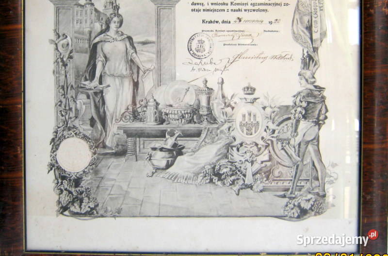 Świadectwo wyzwolenia wyszynk małopolskie Kraków