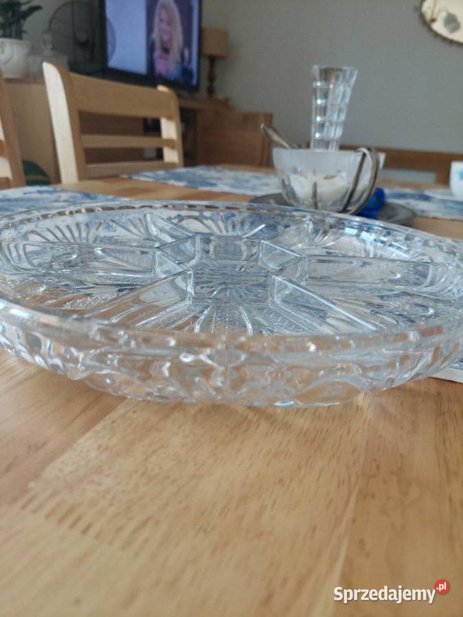 Kryształową patera dzielona sprzedam