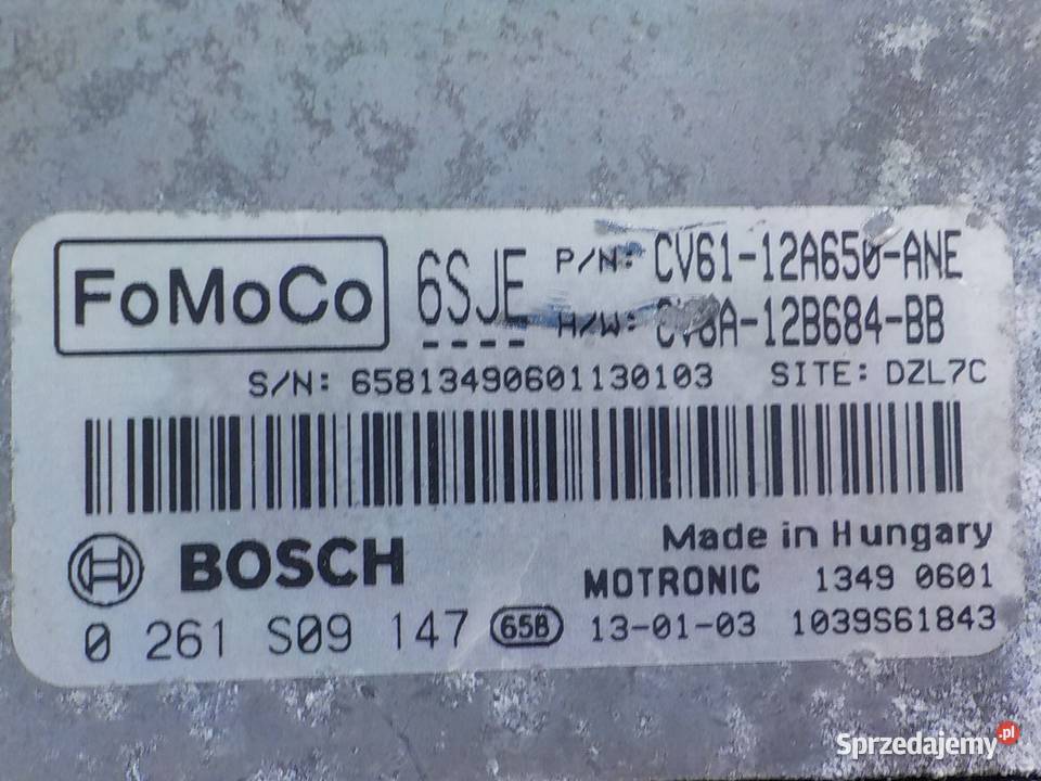 FORD FOCUS MK3 13r HB 5D sterownik komputer Suków