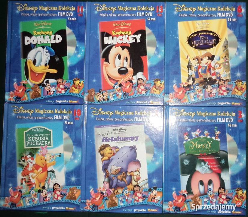 16x DVD Disney Magiczna kolekcja 2005 Kaczor sprzedam