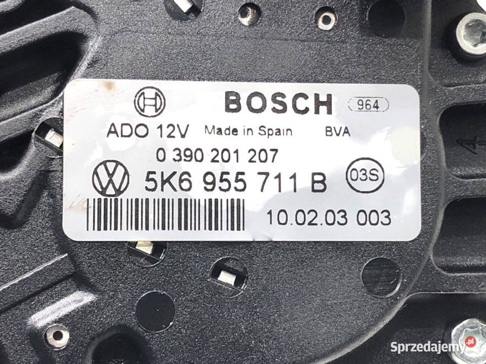 SILNIK WYCIERACZEK TYŁ VW GOLF VI 5K6955711B Silniki wycieraczek podkarpackie