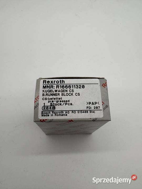 Rexroth R166611320 Wózek liniowy Warszawa