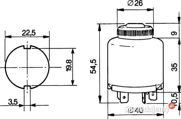 Stacyjka zapłonu 01 Cobo 14138000 Do maszyn uprawowych