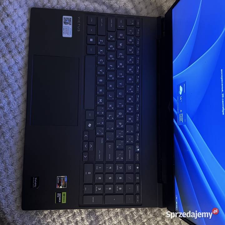 Laptop gamingowy HP Victus 15 Ryzen 7 RTX 4050 mazowieckie Warszawa