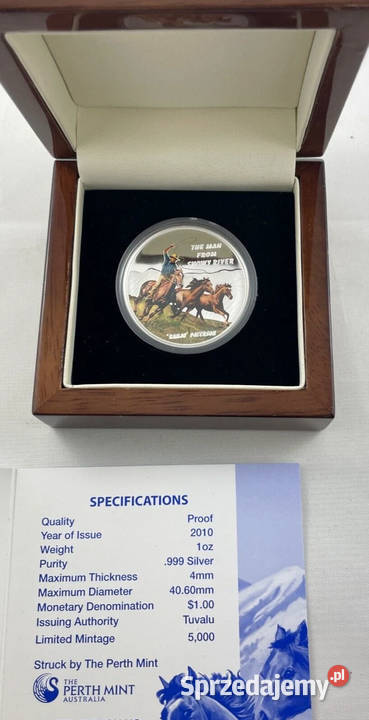 Srebrna moneta The Man From Snowy River 1oz Warszawa
