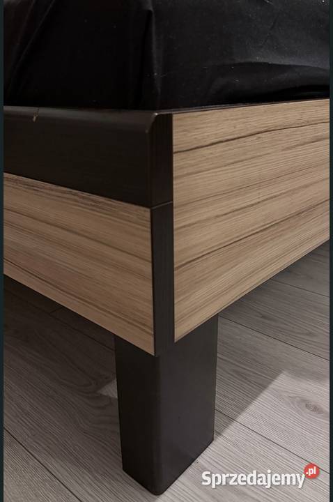 Łóżko drewniane 160x200 z 2 szafkami nocnymi ze 50cm Kraków sprzedam