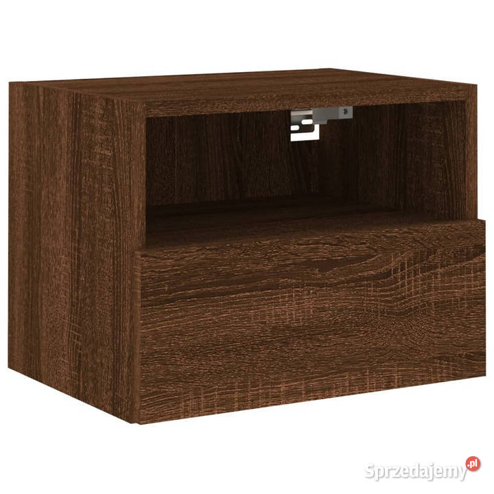 Ścienna szafka TV brązowy dąb 40x30x30 WM836852 Meble Warszawa