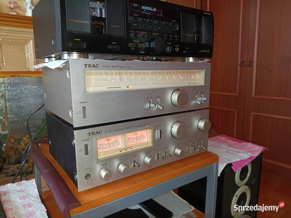 Piękny zestaw zmacniacz radio Vintage TEAC Chorzelów sprzedam