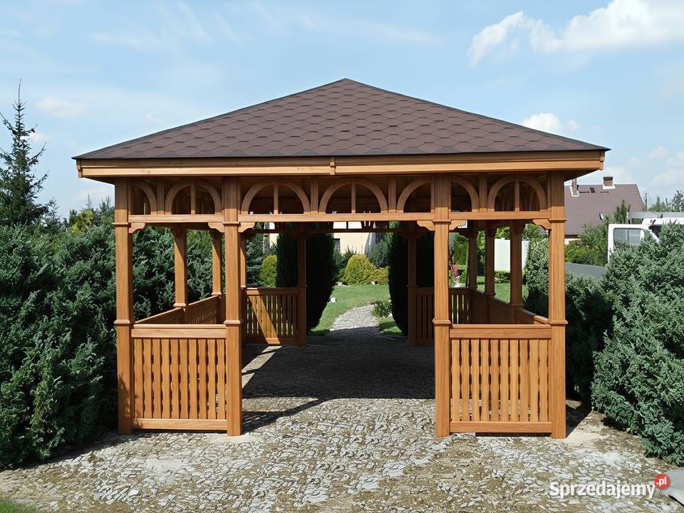 ALTANA 11 4x6 DREWNIANA SOSNOWA OGRODOWA