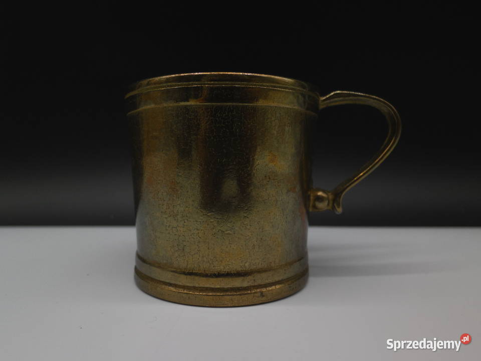 Mosiężny koszyczek kubek Raszków
