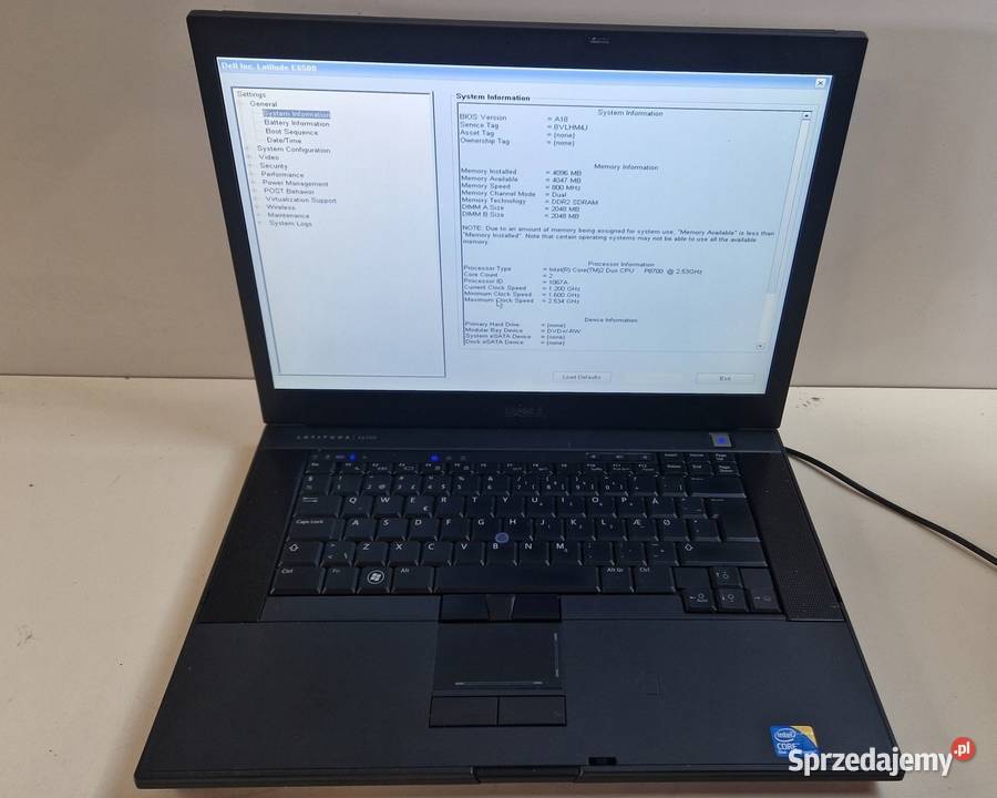 Dell Latitude E6500 Warszawa