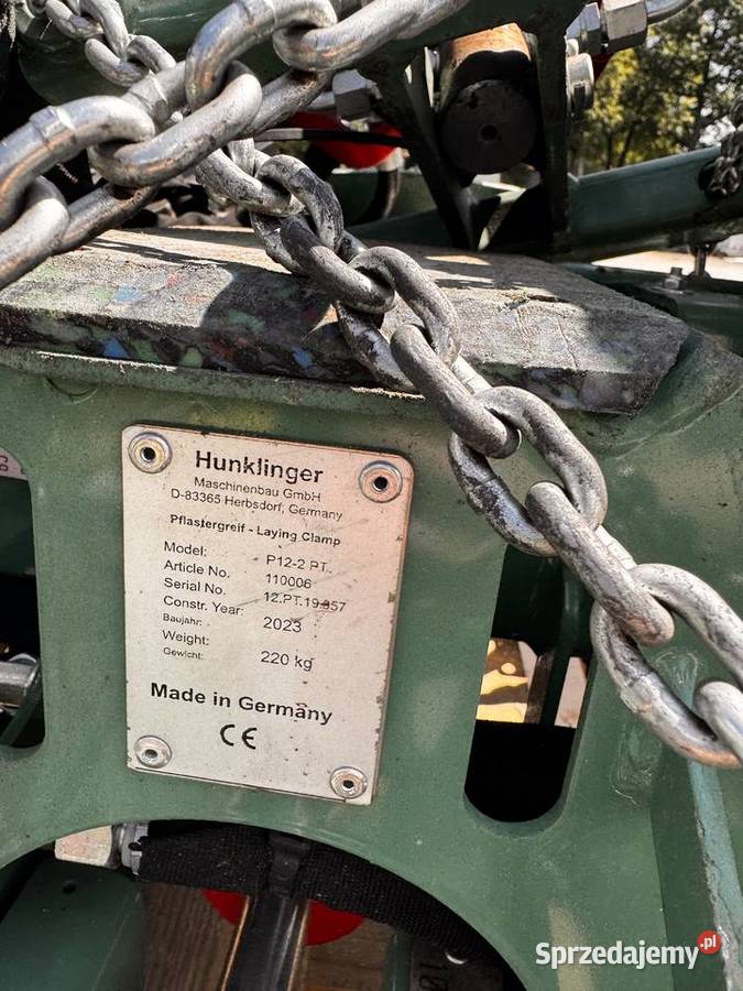 Chwytak do kostki brukowej