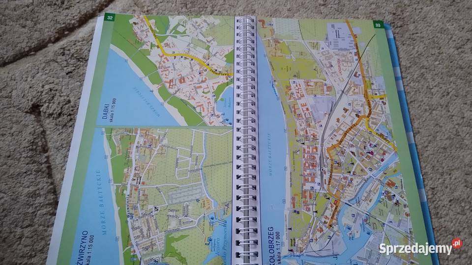 Polskie wybrzeże Bałtyku atlas turystyczno Gdańsk