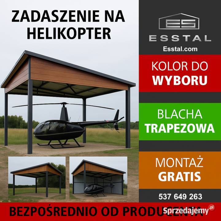 Carport Zadaszenie na słupach stalowych Wiata Sprzedaż Ostróda sprzedam