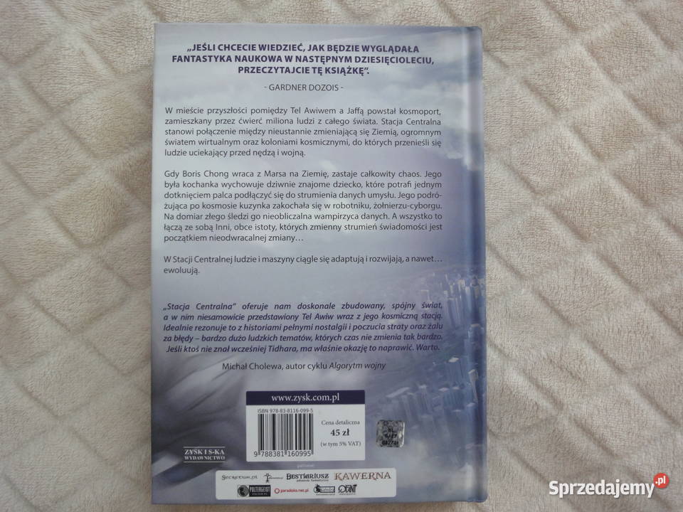 Lavie Tidhar stacja centralna Rok wydania 2017 Kraków