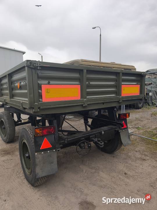 Wojskowa przyczepa D47 kiper Ostrowiec Świętokrzyski