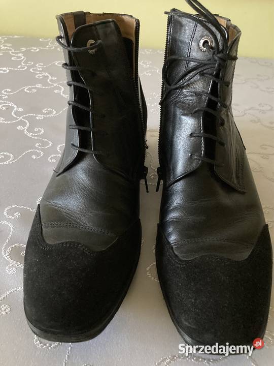 Ekskluzywne buty z zamszowymi wszywkami Czerwionka-Leszczyny sprzedam