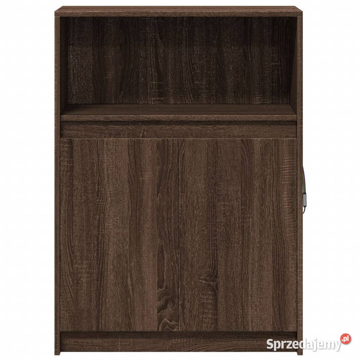 Szafka z LED brązowy dąb 72x34x100 WM852165 Warszawa