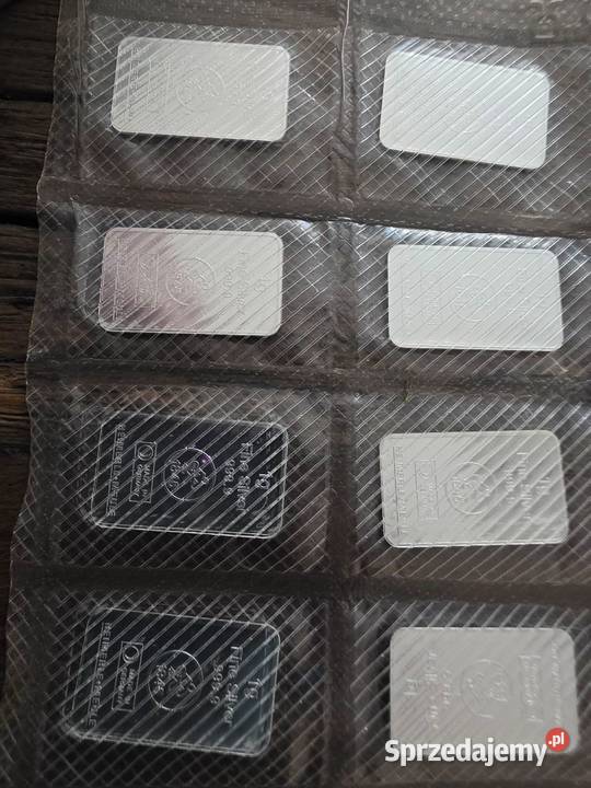 Zestaw srebrnych monet i sztabek inwestycyjnych Białystok