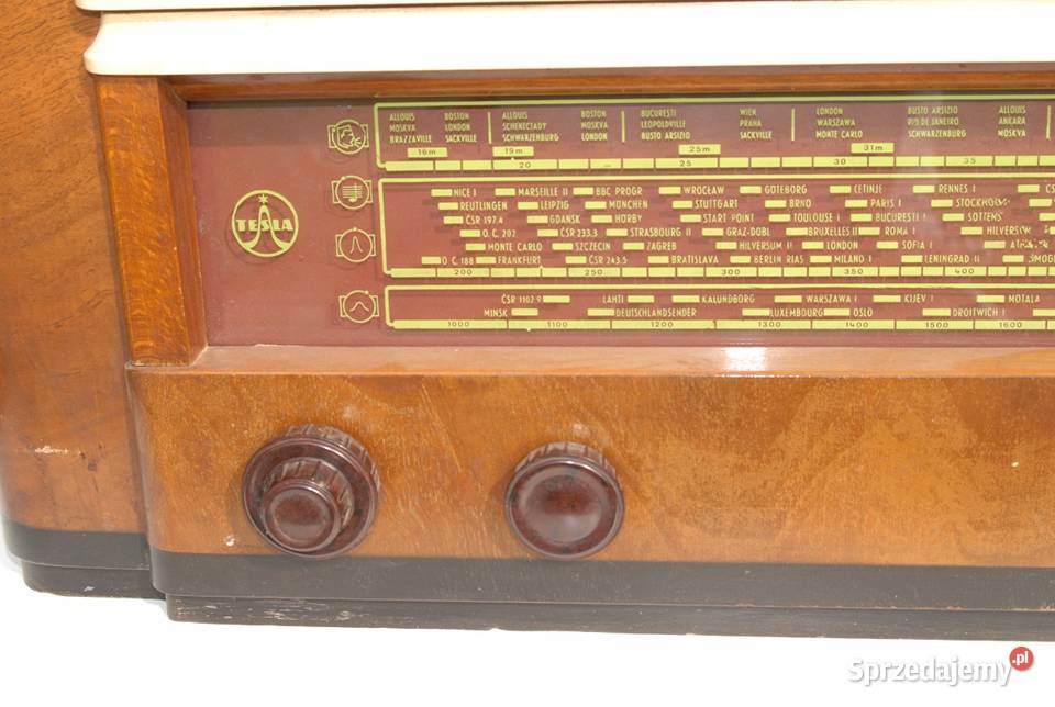 Stare radio TESLA 612A Czechosłowacja antyk 50 Cieszyn