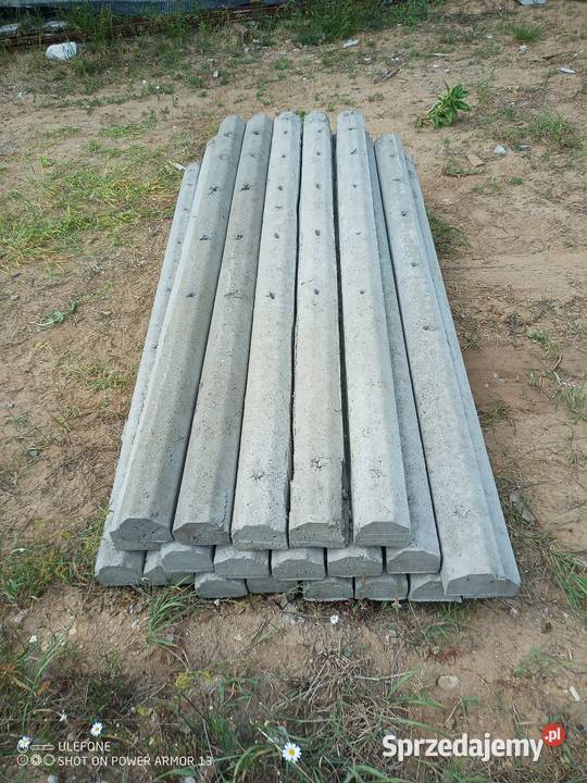 Solidne słupki betonowe 10x115 Łomża sprzedam