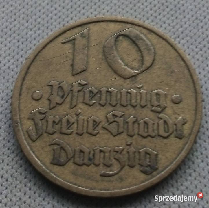 WOLNE MIASTO GDAŃSK10 FENIGÓW1932 rBAIDORSZ mazowieckie Legionowo sprzedam