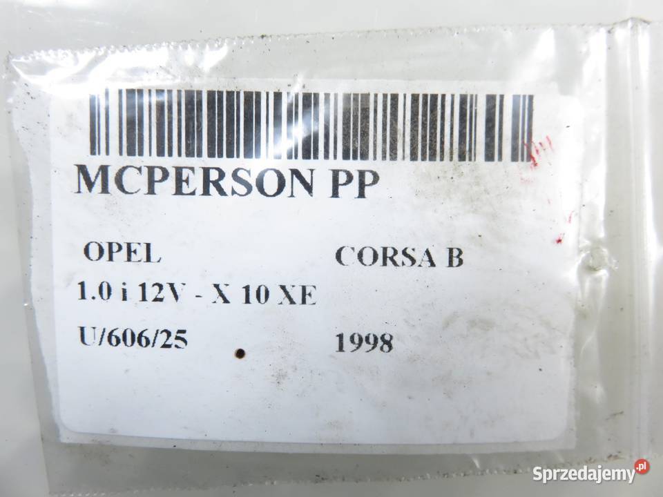 MCPERSON PRAWY PRZEDNI OPEL CORSA B 10 i 12V