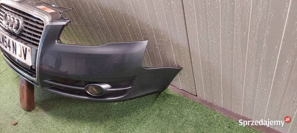 ZDERZAK PRZÓD KOMPLETNY AUDI A4 B7 LAK LX7Z osobowe Zderzaki Międzychód sprzedam