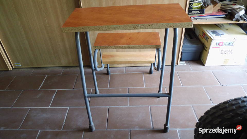 Stolik rozkładany Drabinka Desing lata 80 te wielkopolskie Radzewice