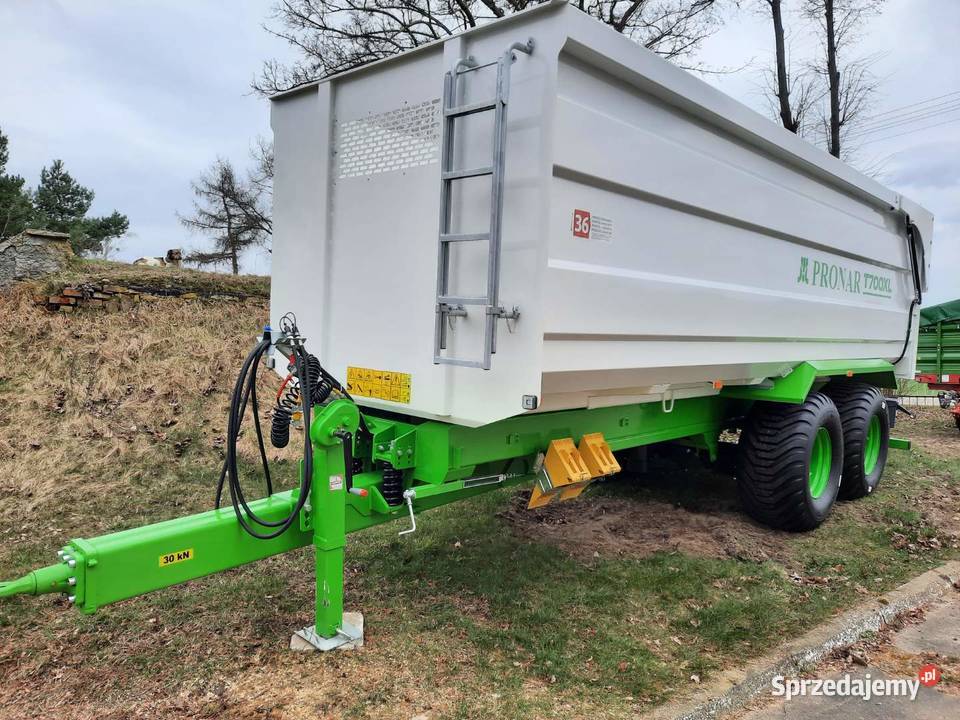 NOWA Przyczepa rolnicza skorupowa T700XL PRONAR łódzkie Opoczno