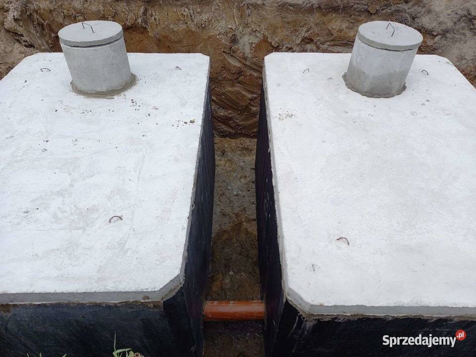 Szambo betonowe szamba zbiorniki na deszczówkę 80m3