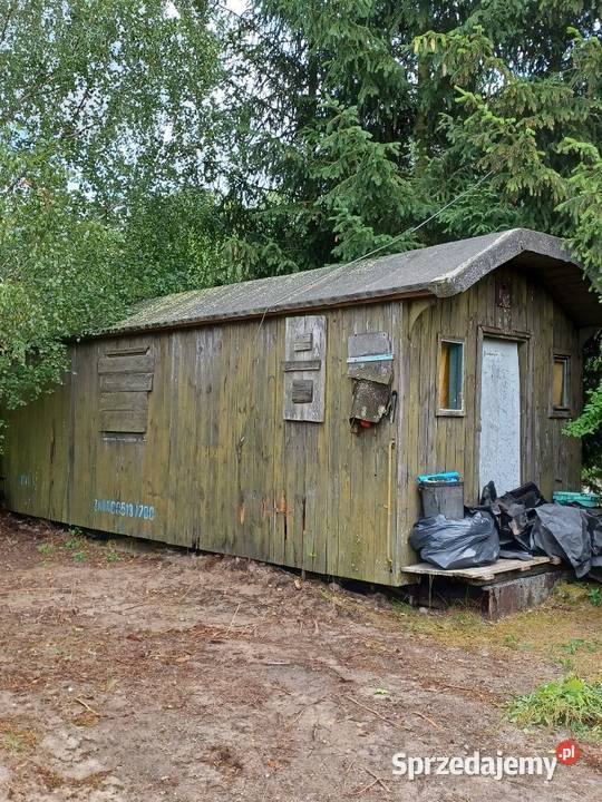 BARAKOWÓZ WAGON KOLEJOWY BUDYNEK NA BUDOWĘ Małkinia Górna