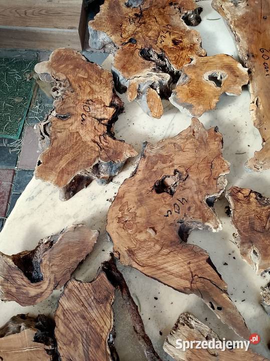 Drewno oliwne deski małe kawałki Nowy Tomyśl