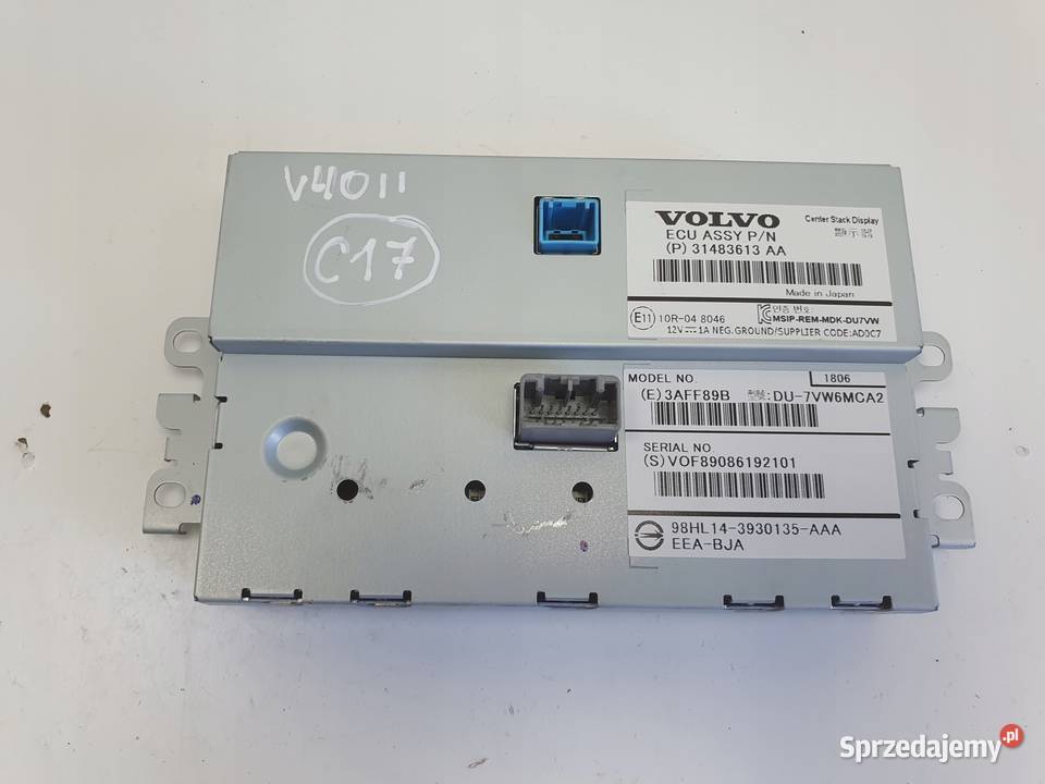 Volvo V40 II lift EKRAN NAWIGACJI Wyświetlacz